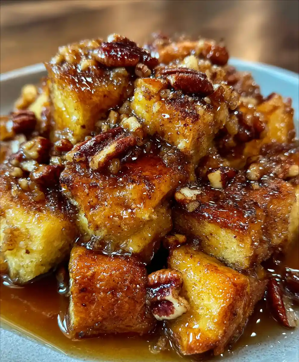 Irresistible Pecan Pie Bread Pudding with Decadent Bourbon Sauce