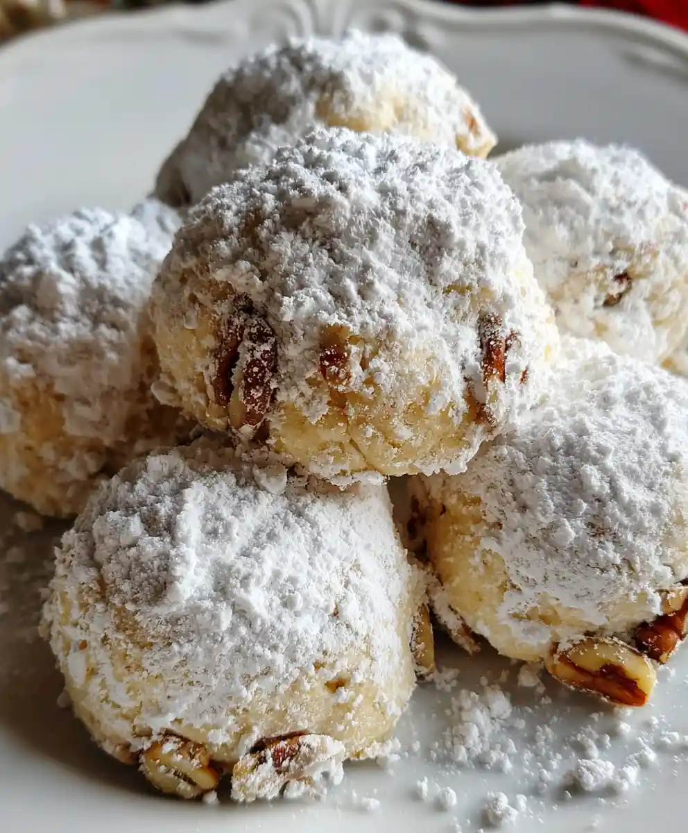Classic Mexican Wedding Cookies: A Snow-Dusted Delight