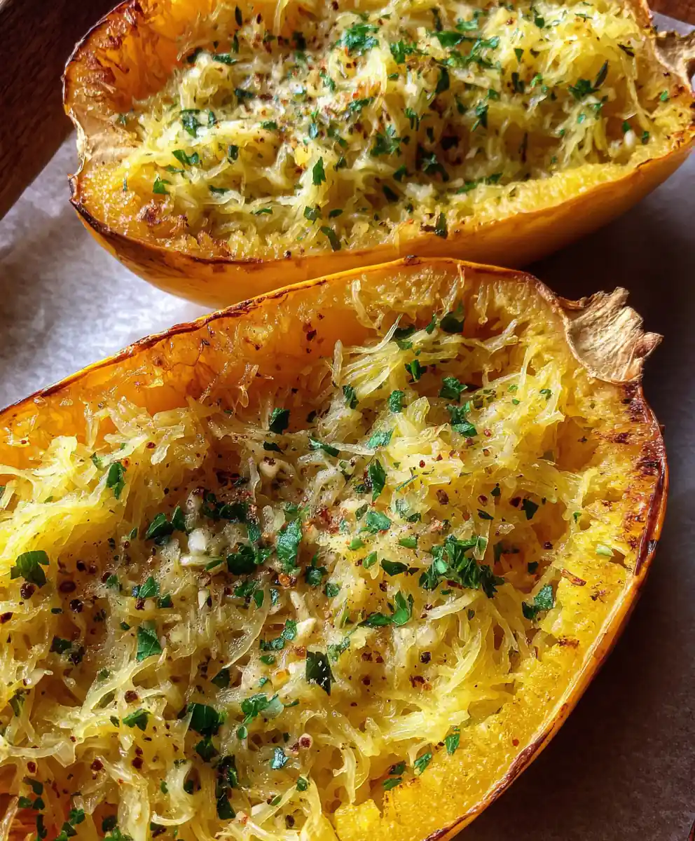 Savory Roasted Garlic Spaghetti Squash: An Easy Side Dish
