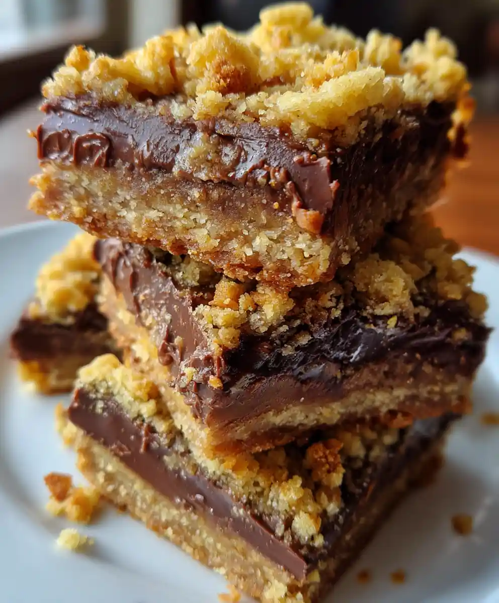 Decadent Chocolate Oat Fudge Bars: A Rich Layered Treat