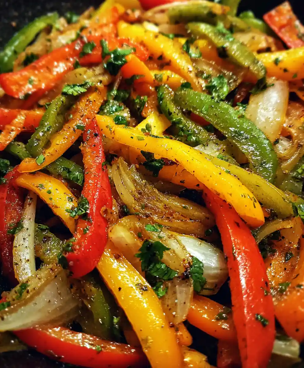 Perfect Sizzling Fajita Vegetables: Bell Peppers & Onion Medley