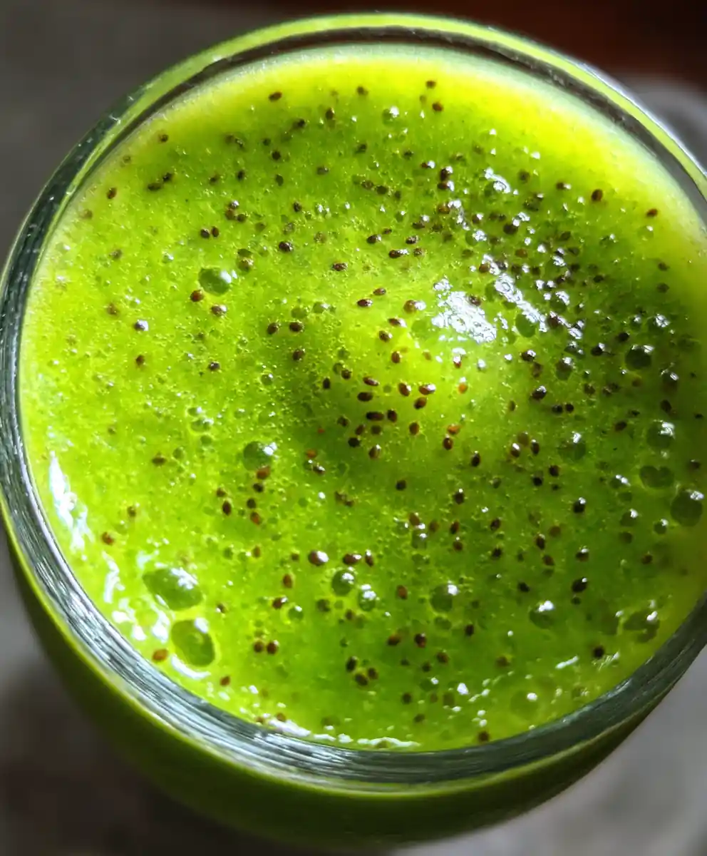 Vibrant Spinach & Kiwi Green Smoothie: A Refreshing Power Boost